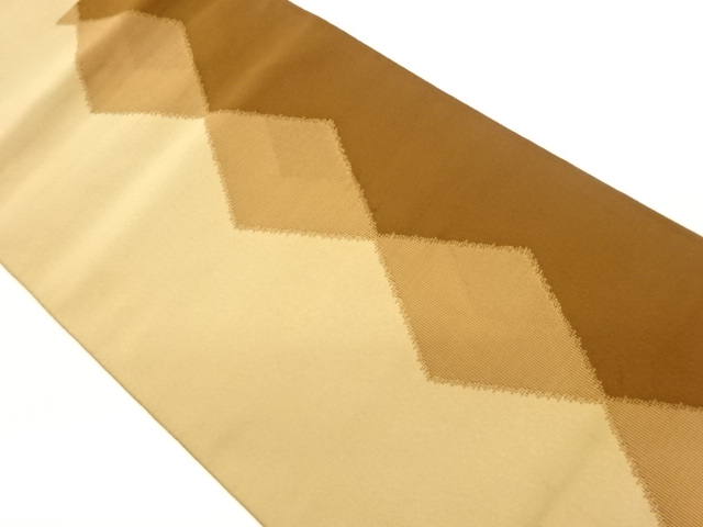 JAPANESE NAGOYA OBI / TSUZURE / WOVEN RHOMBUS